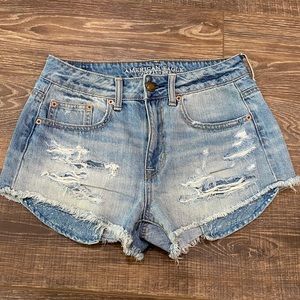 American Eagle Distressed Denim Shorts